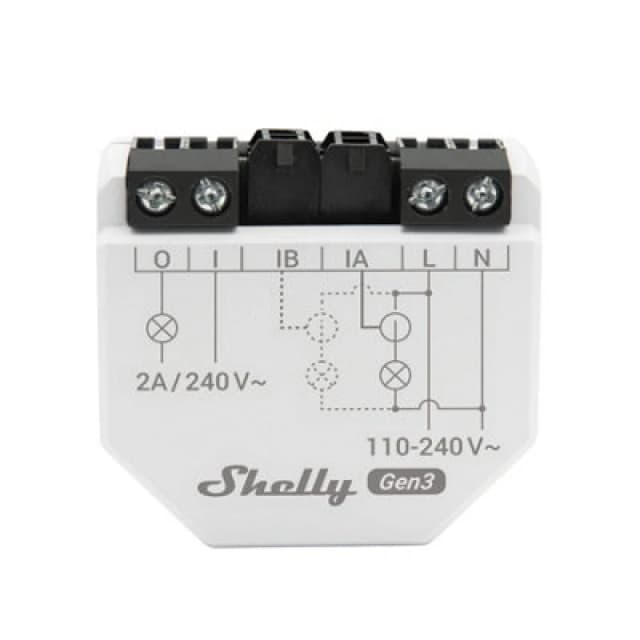 Shelly Shelly Shelly EM Gen3 - (1 x 50A CT included) Electricity meter Bluetooth, WiFi Shelly_EM_Gen3