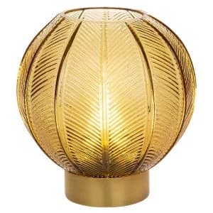 Edison LED Stripes Lamp Amber
