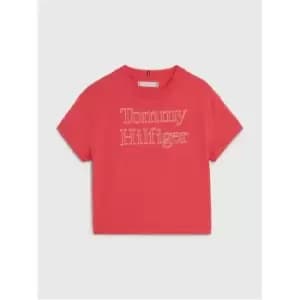 Tommy Hilfiger Stitch Tee S/S - Pink
