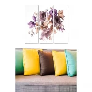 MDF9219336 Multicolor Decorative MDF Painting (3 Pieces)