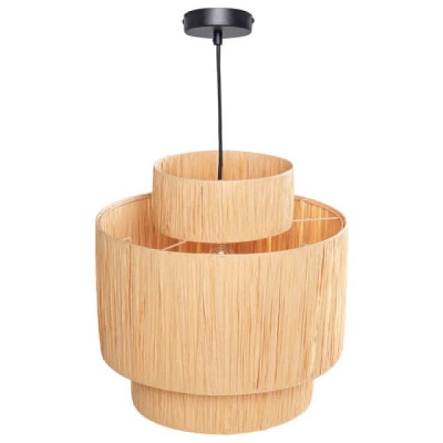 Beliani Pendant Lamp Magech Wicker Natural