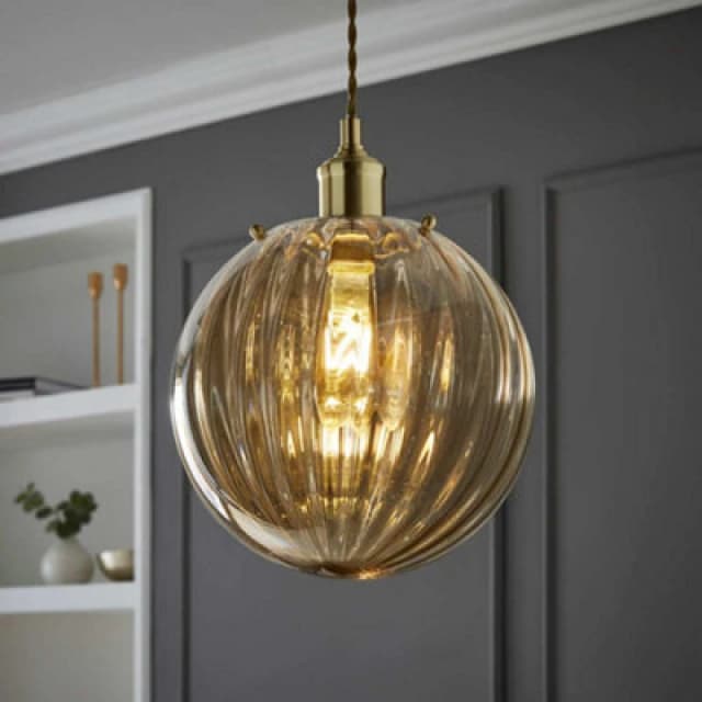 Ribbed Glass Easy Fit Shade