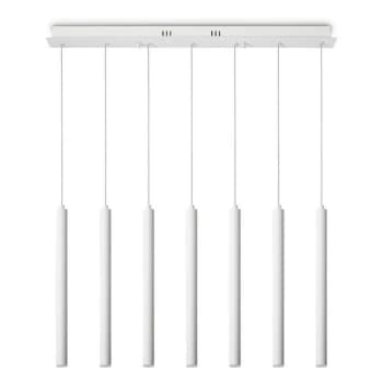 Ideal Lux Lighting - Ideal Lux LED Decorative Straight Bar Pendant White, 3000K