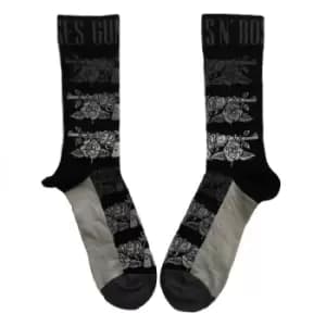 Guns N' Roses - Monochrome Pistols Unisex UK Size 7 - 11 Ankle Socks - Black