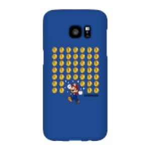 Nintendo Super Mario Coin Drop Phone Case - Samsung S7 Edge - Snap Case - Gloss