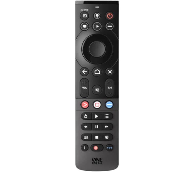 ONE FOR ALL Smart Streamer URC7945 Universal Remote Control, Black 8716184074912
