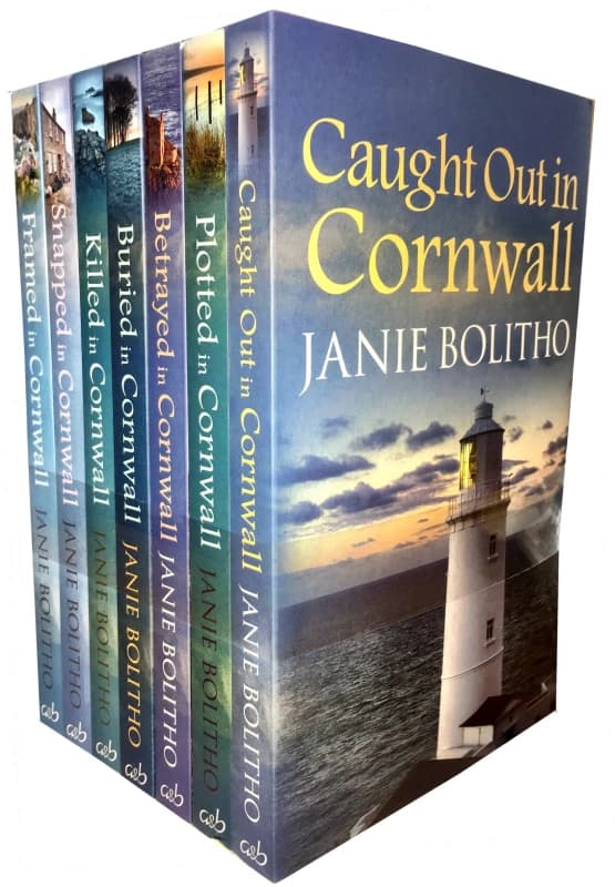Janie Bolitho 7 Book Collection set ( Buried in Cornwall, Betrayed in Cornwall ) Pack Janie Bolitho Books