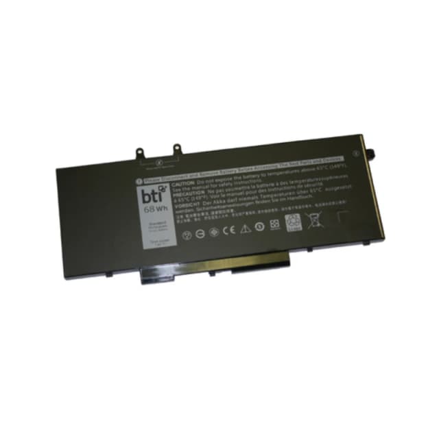 BTI BTI 04GVMP compatible 68Wh 4-cell battery for Dell Precision 3540 Latitude 5300 5300 2-in-1 5400 5310 5310 2-in-1 04GVMP-BTI