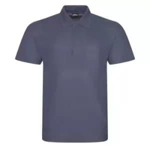 PRO RTX Mens Pro Pique Polo Shirt (6XL) (Solid Grey)
