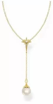 Thomas Sabo KE1986-445-14-L45V 18k Yellow Gold Plated Star Jewellery