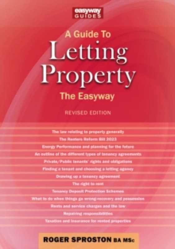 A Guide to Letting Property : Revised Edition - 2024 Paperback / softback