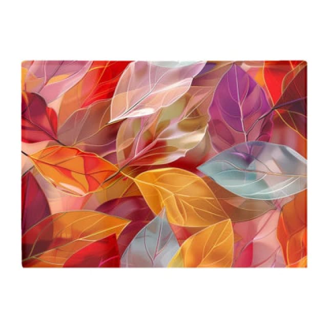 Warren Reed Designer Kaleidoscope Of Autumn Leaves Chopping Board
