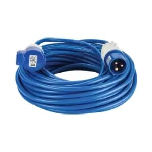 Defender Arctic Extension Lead Blue 2.5mm2 16A 25m - 230V