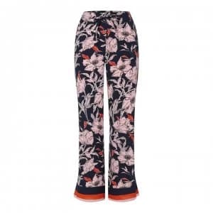 JDY Yadira Floral Trousers - Sky Captain