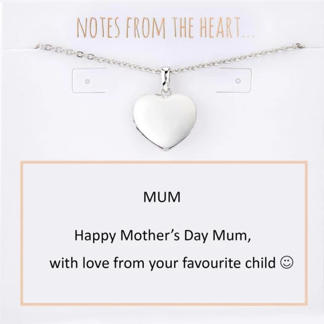 Notes From The Heart NFTH - MUM Message Pendant Silver unisex One Size