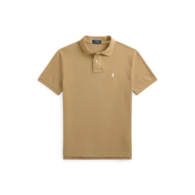 Polo Ralph Lauren Mens Custom Short Sleeve Polo Shirt Caf Tan male S