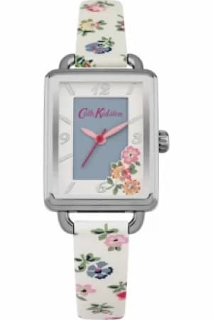 Ladies Cath Kidston Linen Sprig Cream Strap Watch CKL019CS