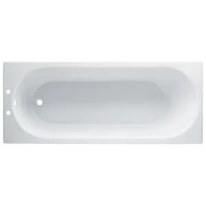 Cooke Lewis Shaftesbury Acrylic Rectangular Straight Bath L1600mm W700mm