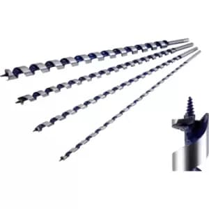 Toolpak Long Auger Drill Bit Set (4 Piece) Carbon Steel