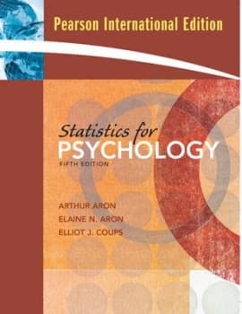 Statistics for Psychology by Arthur Aron Paperback