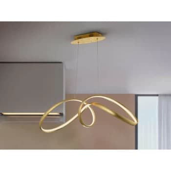 Schuller Lighting - Schuller Lia - Integrated LED Pendant Light, Gold Leaf