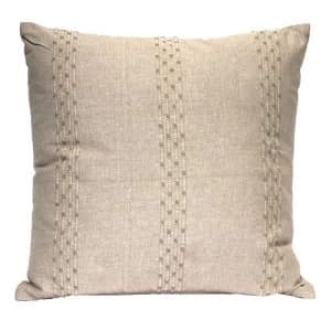 Gallery Dune Striped Cushion - Taupe
