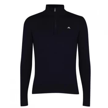J Lindeberg Kian Zip Jumper - Navy