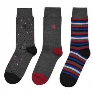 Pringle 3 Pack Socks - BL1 CHA NEW