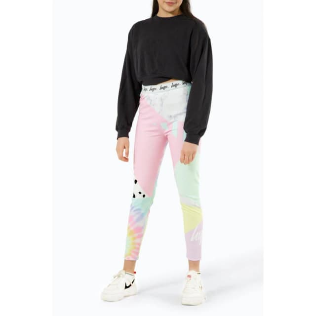 Hype Multi Pastel Collage Leggings Multi female