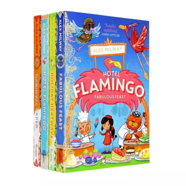 Hotel Flamingo Series 4 Book Set Alex Milway Alex Milway Books