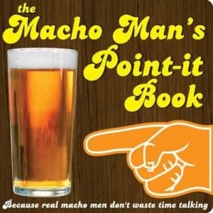 The Macho Mans Point-It Book Paperback