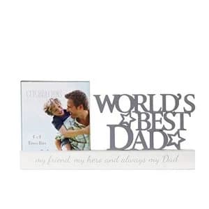 4" x 4" - Celebrations Photo Frame - World's Best Dad