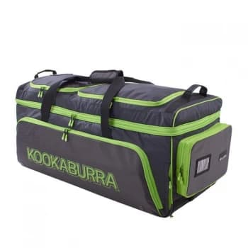 Kookaburra Pro Wheeled Holdall - Black/Lime