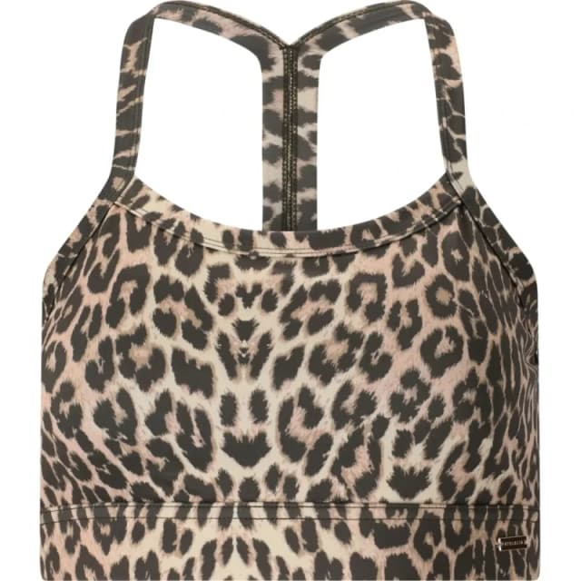 Athlecia Printed womens sports bra Athlecia Bloom V2 Marron Female M