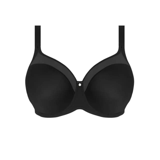 Elomi Womens non-padded underwired molded bra Elomi Smooth Noir Female 85K