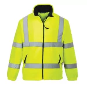 Portwest Hi Vis Mesh Lined Fleece Yellow 3XL