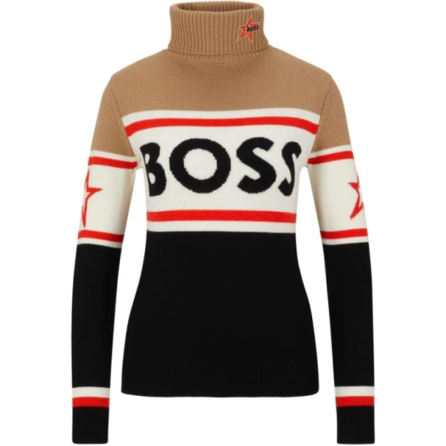 Boss Womens Ski Midlayer Beige female 12 (L)