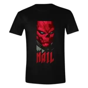 Avengers T-Shirt Red Skull Size L