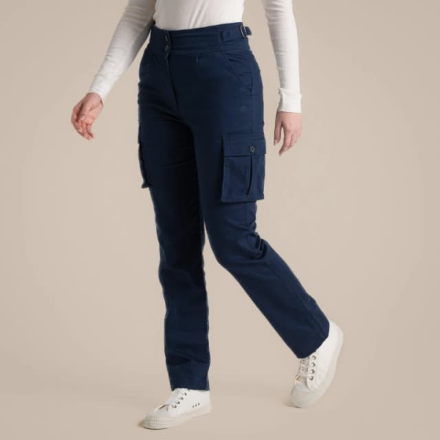 Craghoppers Womens Araby Cargo Trousers 20 - Waist 36' (91cm) Blue Navy CWJ1343-7V1-20