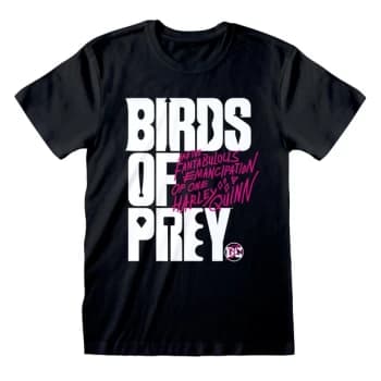 Birds Of Prey - Logo Unisex Large T-Shirt - Black