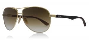 Ray-Ban 8313 Sunglasses Gold 001/51