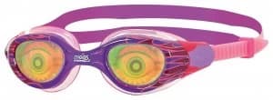 Zoggs Sea Demon Hologram Goggles Pink.