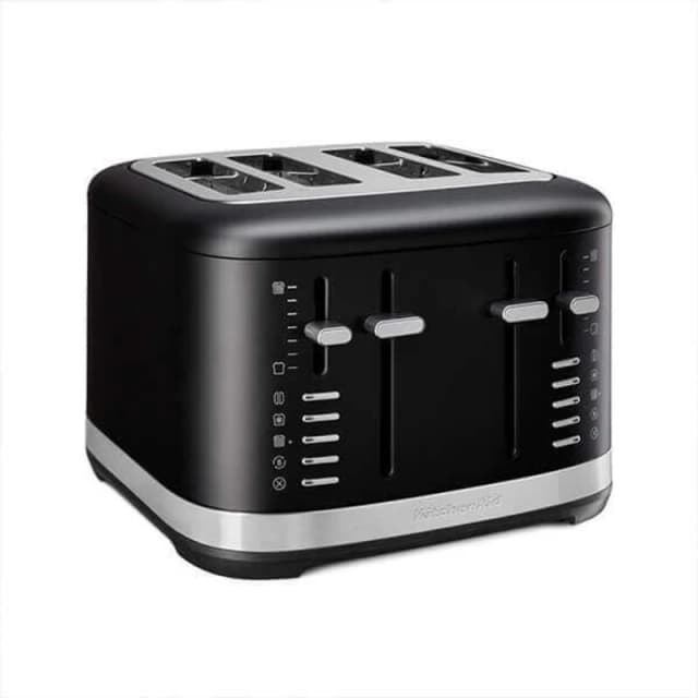 KitchenAid KitchenAid Matte Black Manual Control 4 Slot Toaster 5KMT4109BBM