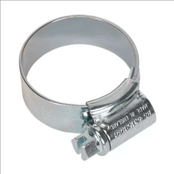 Genuine SEALEY HCJ1A HI-GRIP® Hose Clip Zinc Plated Ø22-30mm Pack of 20