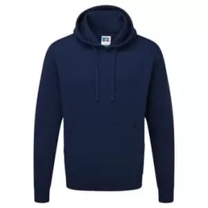 Russell Mens Authentic Hooded Sweatshirt / Hoodie (2XL) (French Navy)