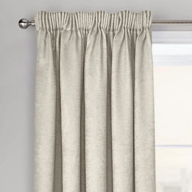 Velosso Westwood Dimout Pencil Pleat Curtains - Cream