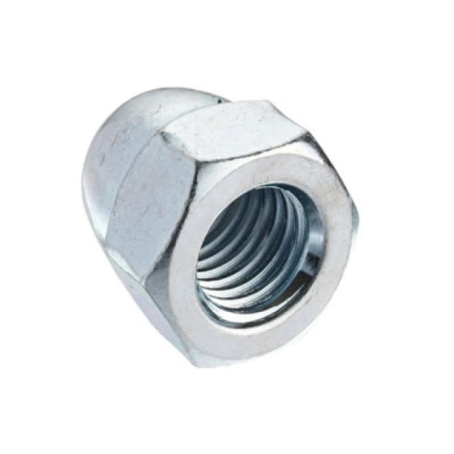 Unifix Class 6 Dome Nuts Bzp Din 1587 - M6 X 1.00 - Esdnczm06