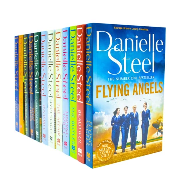 Danielle Steel Collection 12 Books Box Set (The Wedding Dress, All That Glitters, Neighbours, Nine Lives) Danielle Steel Books