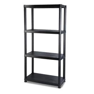 Addis 4 Tier Plastic Shelving Unit