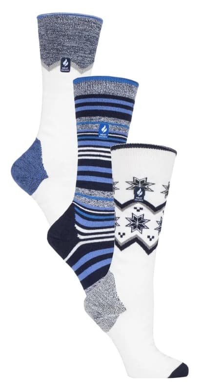 Heat Holders Heat Holders - Ladies 3 PAIRS Ultra Lite Ski Socks - Mix 1